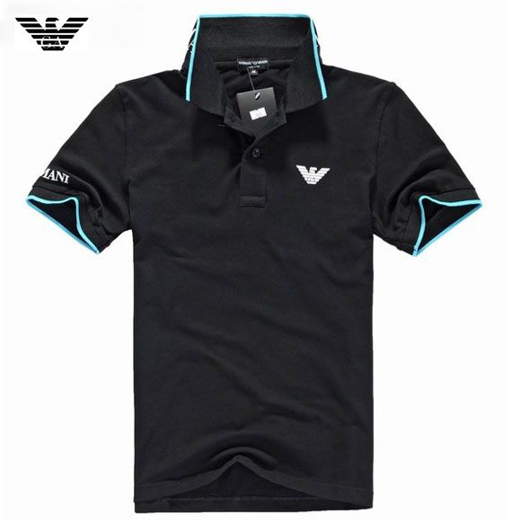 Camisa Pólo Armani Mens Preta