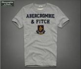 Camiseta Masculina Abercrombie & Fitch Cinza