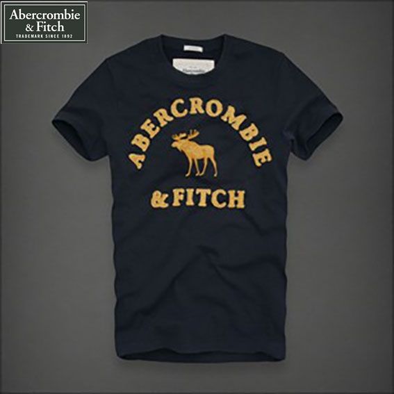 Camiseta Masculina Abercrombie & Fitch Azul Marinho