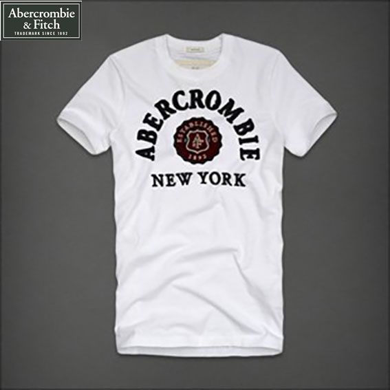 Camiseta Masculina Abercrombie New York Branca