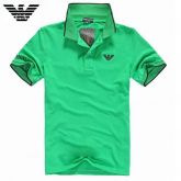 Camisa Pólo Armani Mens Verde