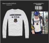 Moletom Abercrombie & Fitch A & F 1892 Manga Longa Branco