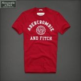 Camiseta Masculina Abercrombie And Fitch Vemelha