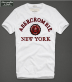 Camiseta Masculina Abercrombie New York Branca