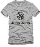 Camisetas Masculinas Jonh Jonh Denim Cinza