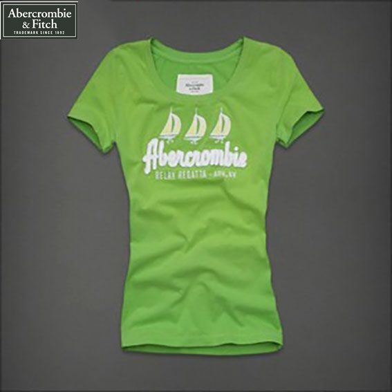 Camiseta Feminina Abercrombie Verde