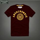 Camiseta Masculina Abercrombie A F Marrom