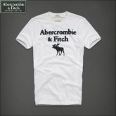 Camiseta Masculina Abercrombie & Fitch Alce Branca