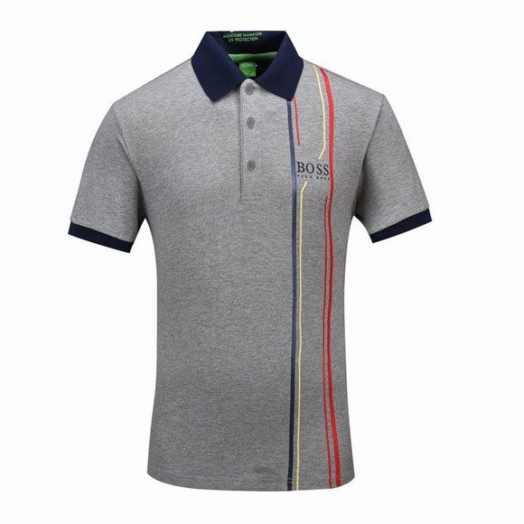 Camisa Polo Hugo Boss Lançamento 2020 Cinza