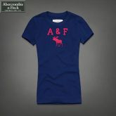 Camiseta Feminina A & F Alce Azul