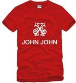 Camiseta Masculina Jonh Jonh Denim Vermelha