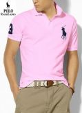 Camisa Polo Ralpn Lauren Big Pony Rosa