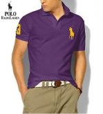 Camisa Polo Ralpn Lauren Big Pony Roxa